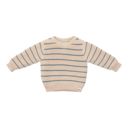 Little Dutch Baby Trui Ice Blue Stripe koop je bij Babywinkel