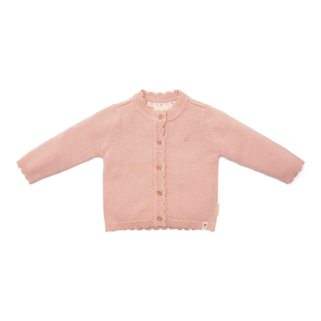 Little Dutch Baby Vestje Gebreid Soft Rose koop je bij Babywinkel