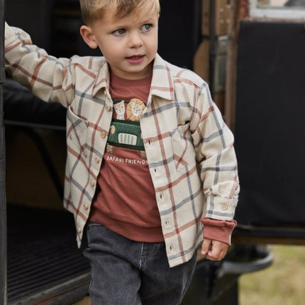 Little Dutch Baby Vestje Safari Check koop je bij Babywinkel