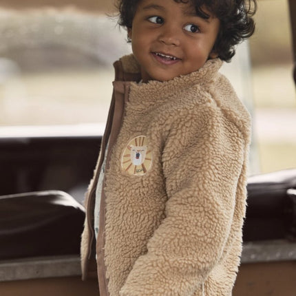Little Dutch Baby Vestje Teddy Warm Taupe koop je bij Babywinkel