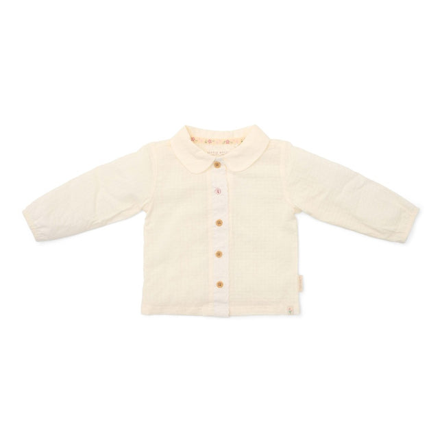 Little Dutch Babyblouse Creme Lange Mouw koop je bij Babywinkel
