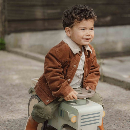 Little Dutch Babyjasje Omkeerbaar Brown/Sand koop je bij Babywinkel