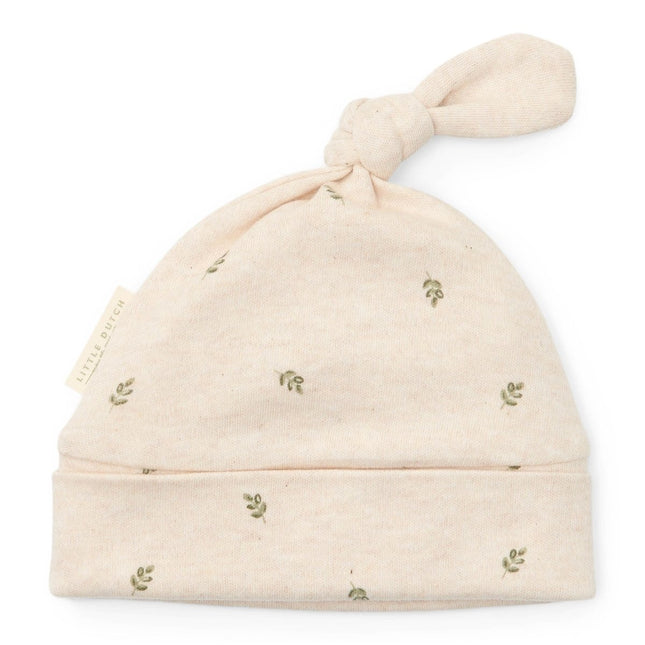 Little Dutch Babymutsje Met Knoop Green Leaves koop je bij Babywinkel