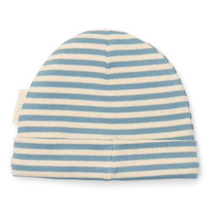 Little Dutch Babymutsje Stone Blue Stripe koop je bij Babywinkel