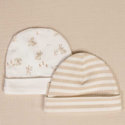Little Dutch Babymutsje Stripe Sand/White koop je bij Babywinkel