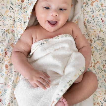 Little Dutch Badcape Baby Forest Wonders 75X75Cm koop je bij Babywinkel