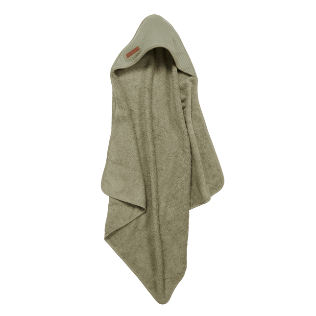 Little Dutch Badcape Baby Pure Olive koop je bij Babywinkel