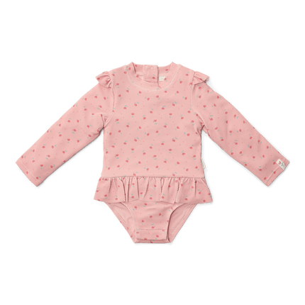 Little Dutch Badpak Kind Sunny Flowers Blush Lange Mouwen koop je bij Babywinkel