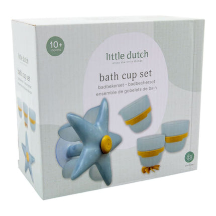 Little Dutch Badspeelgoed Bekers Zeester koop je bij Babywinkel
