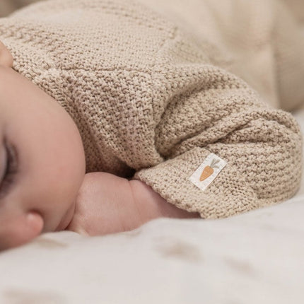 Little Dutch Boxpakje Overslag Gebreid Sand koop je bij Babywinkel