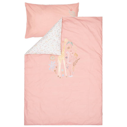Little Dutch Dekbedovertrek Ledikant Blooming Safari Roze koop je bij Babywinkel