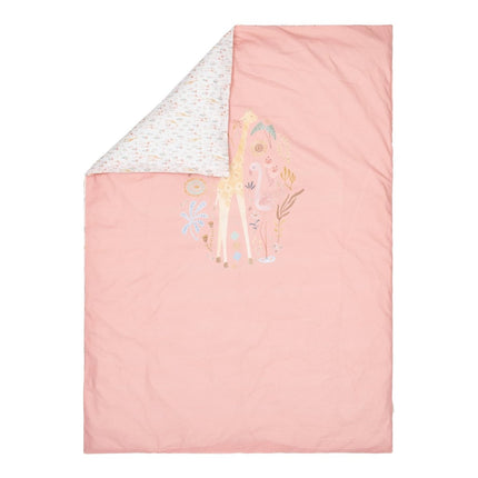 Little Dutch Dekbedovertrek Ledikant Blooming Safari Roze koop je bij Babywinkel