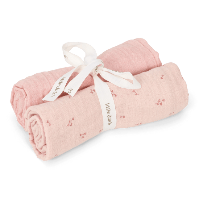 Little Dutch Hydrofiele Doek Pure Blossom 70Cm 2St koop je bij Babywinkel