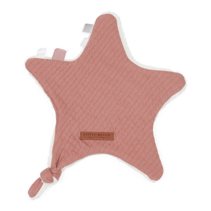Little Dutch Knuffeldoekje Ster Pure Pink Blush koop je bij Babywinkel