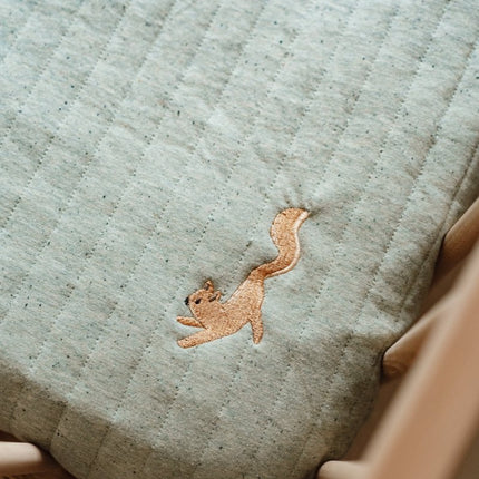 Little Dutch Ledikantdeken Pure Sage koop je bij Babywinkel