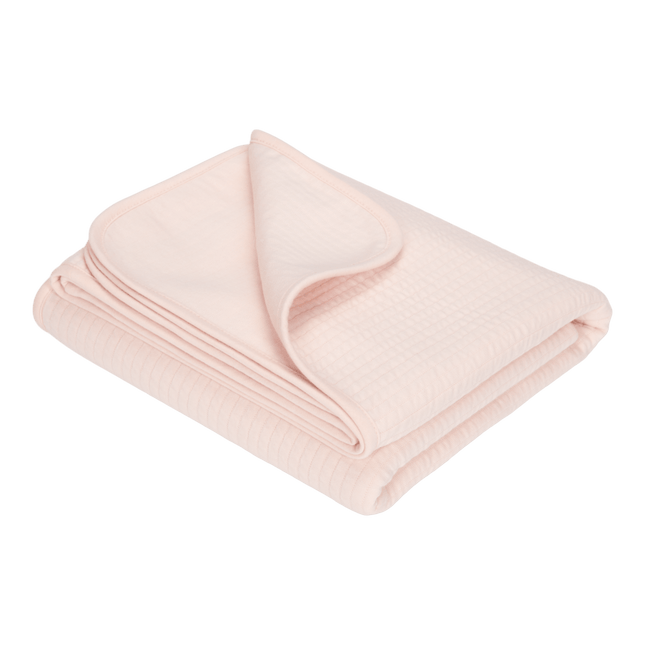 Little Dutch Ledikantdeken Zomer Pure Soft Pink koop je bij Babywinkel