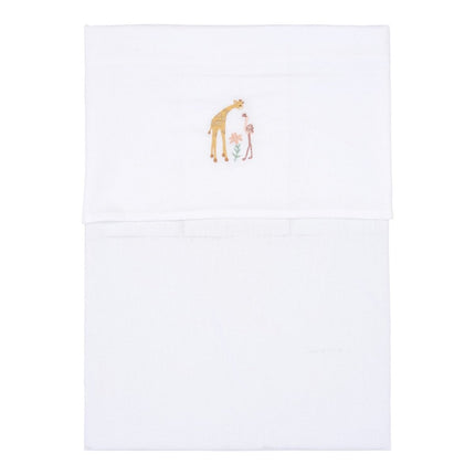Little Dutch Ledikantlaken Flamingo Wit koop je bij Babywinkel
