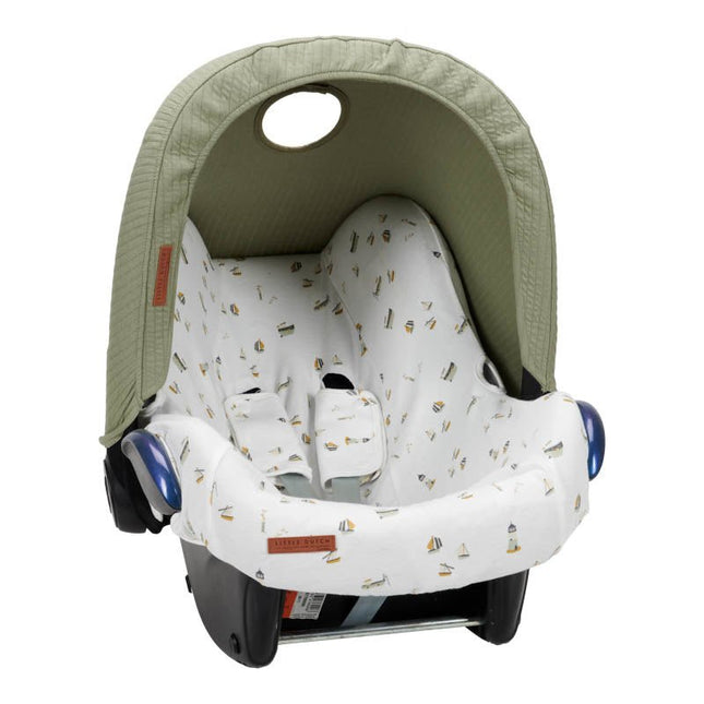 Little Dutch Maxi Cosi Zonnekap Autostoeltje 0+ Olive koop je bij Babywinkel