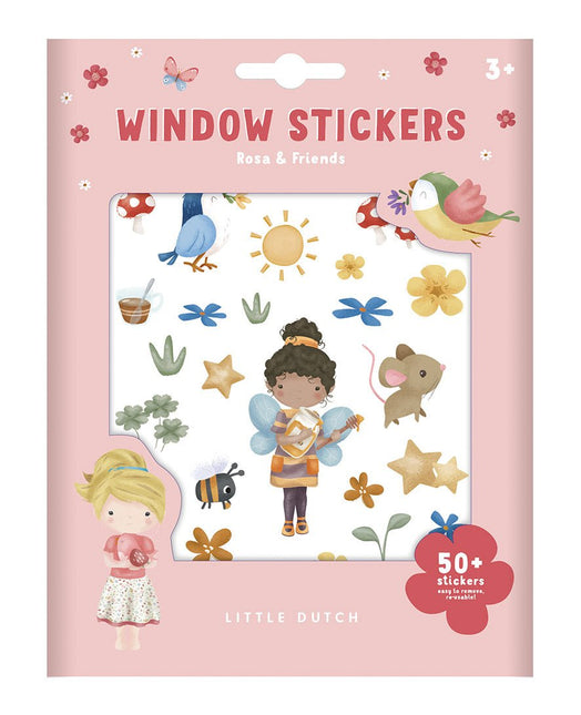 Little Dutch Raamstickers Rosa En Friends koop je bij Babywinkel