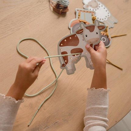 Little Dutch Rijgkaarten Little Farm koop je bij Babywinkel
