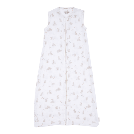 Little Dutch Slaapzak Baby Zomer Hydrofiel Wit Baby Bunny koop je bij Babywinkel