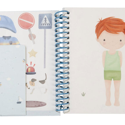 Little Dutch Stickerboek Aankleedboek Jim En Friends koop je bij Babywinkel