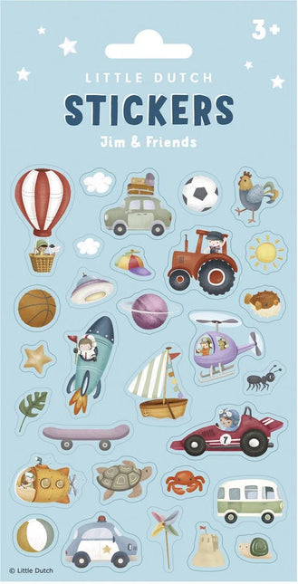 Little Dutch Stickers Jim En Friends koop je bij Babywinkel