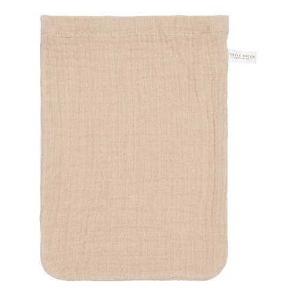 Little Dutch Washandje Set Hydrofiel Baby Bunny Beige koop je bij Babywinkel