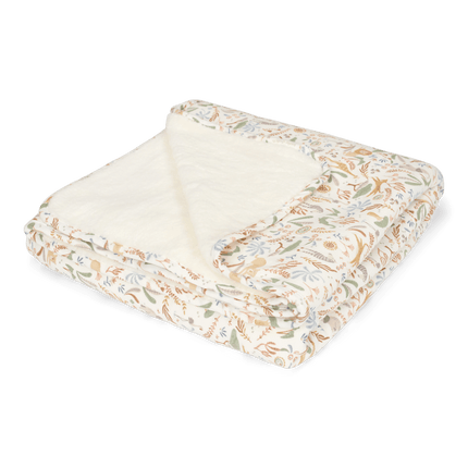 Little Dutch Wiegdeken Fleece Blooming Safari koop je bij Babywinkel