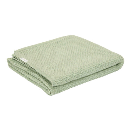 Little Dutch Wiegdeken Pure Sage Gebreid koop je bij Babywinkel