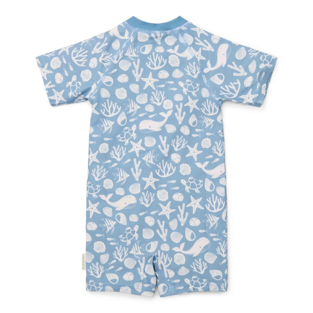 Little Dutch Zwempak Kind Korte Mouwen Sea Life Ocean Blue koop je bij Babywinkel