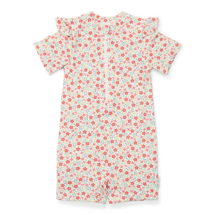 Little Dutch Zwempak Kind Korte Mouwen Sunny Flowers koop je bij Babywinkel
