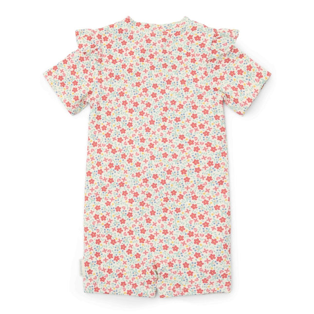 Little Dutch Zwempak Kind Korte Mouwen Sunny Flowers koop je bij Babywinkel
