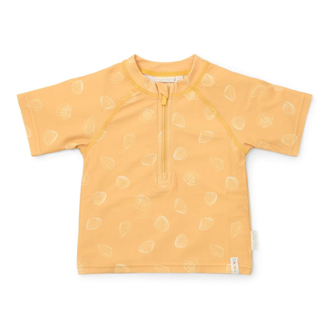 Little Dutch Zwemshirt Kind Korte Mouwen Seashells Sunny Yellow koop je bij Babywinkel