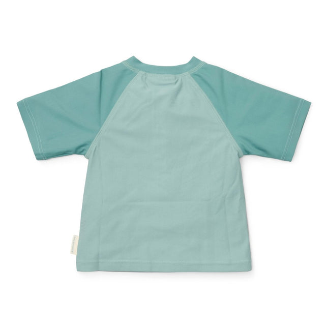 Little Dutch Zwemshirt Kind Korte Mouwen Seashells Surf Blue koop je bij Babywinkel