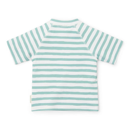 Little Dutch Zwemshirt Kind Korte Mouwen Stripes Surf Blue koop je bij Babywinkel