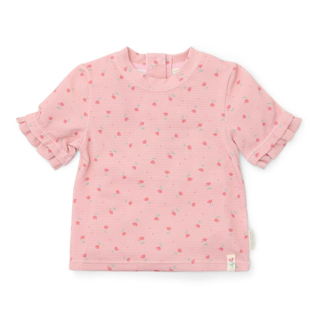 Little Dutch Zwemshirt Kind Korte Mouwen Sunny Flowers Blush koop je bij Babywinkel
