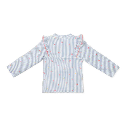 Little Dutch Zwemshirt Kind Lange Mouwen Sunny Flowers Blue koop je bij Babywinkel