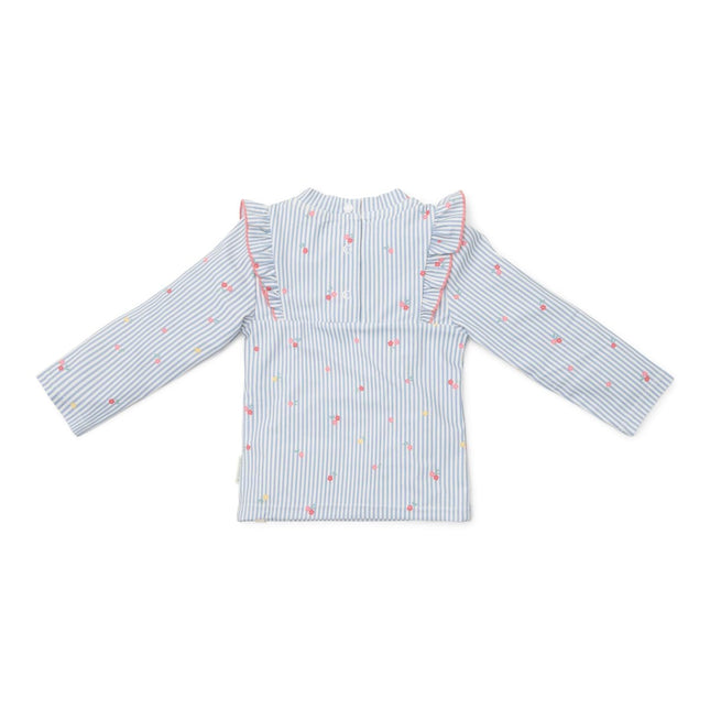 Little Dutch Zwemshirt Kind Lange Mouwen Sunny Flowers Blue koop je bij Babywinkel