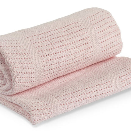 Lulujo Wiegdeken Cellular Pink - Lulujo - Babywinkel - 628233457516