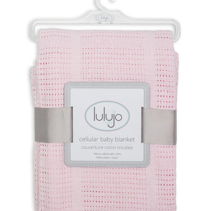 Lulujo Wiegdeken Cellular Pink - Lulujo - Babywinkel - 628233457516