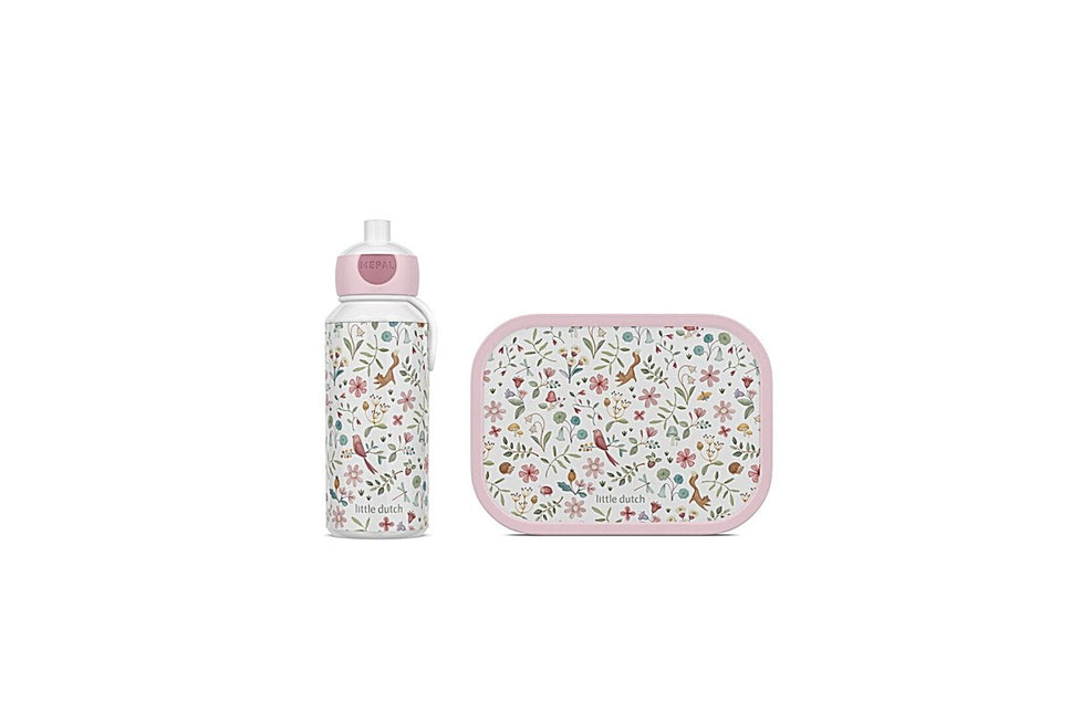 Lunchset Campus (drinkfles pop - up + lunchbox) - Fairy Wonders - Babywinkel - 8720294058571