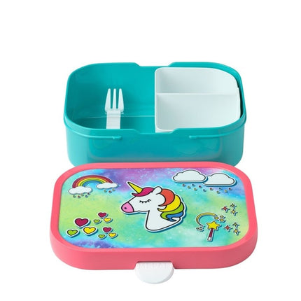 Lunchset Campus Drinkfles+Lunchbox Unicorn - Babywinkel - 8711269957234