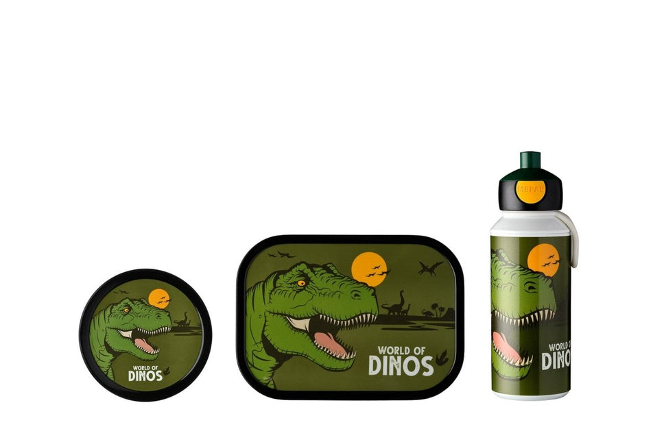 Lunchset Campus (pu+lb+fb) - Dino - Babywinkel - 8720294039570