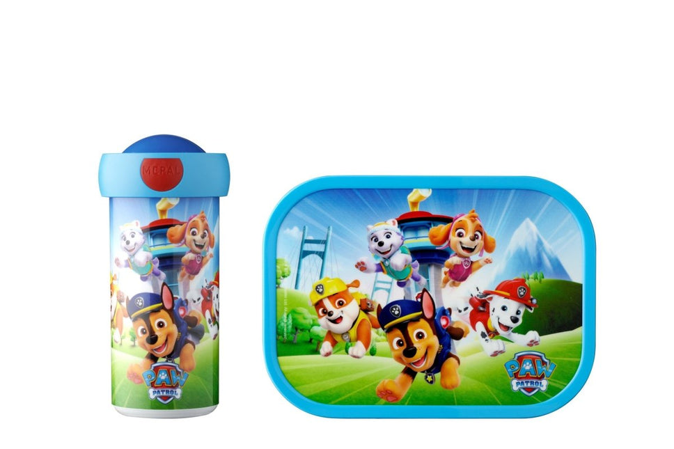 Lunchset Campus (schoolbeker en lunchbox) - Paw Patrol Pups - Babywinkel - 8720294032137
