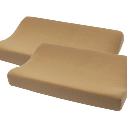 Meyco Aankleedkussenhoes 2St Basic Jersey Toffee - Meyco - Babywinkel - 4054703582710