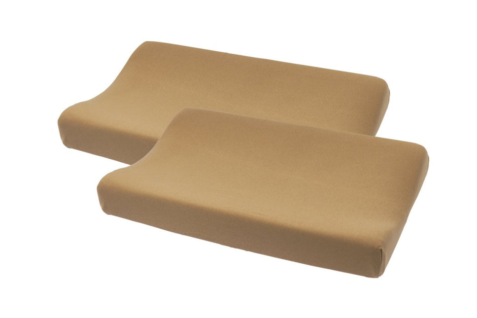 Meyco Aankleedkussenhoes 2St Basic Jersey Toffee - Meyco - Babywinkel - 4054703582710