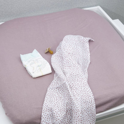 Meyco Aankleedkussenhoes 3K Basic Jersey Lilac - Meyco - Babywinkel - 4054703840087