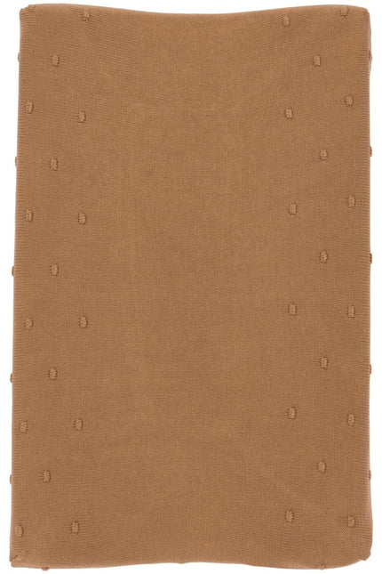 Meyco Aankleedkussenhoes Mini Knots Toffee - Meyco - Babywinkel - 4054703630886