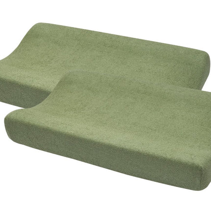 Meyco Aankleedkussenhoes Olive Green 2St 50X70cm - Meyco - Babywinkel - 4054703068122
